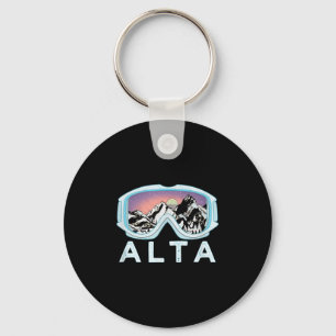 Chaveiro Alta Ski Design _ Alta, Ut Skiing Neve Gift