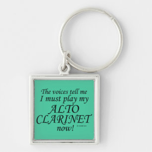 Chaveiro Alto Clarinet Voices Diz Que Deve Brincar