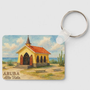 Chaveiro Alto Vista Aruba aquarela