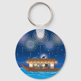 Chaveiro Aluguer de gatos em fogos de artifício a bordo de 