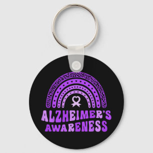 Chaveiro Alzheimer's Sensibilização Rai do Elefante Púr