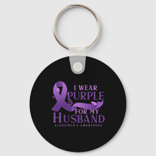 Chaveiro Alzheimer Do Bico-De-Briso Roxo