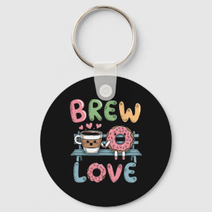 Chaveiro Ama a Cerveja Bebe Café Aconchegante Donut Valenti