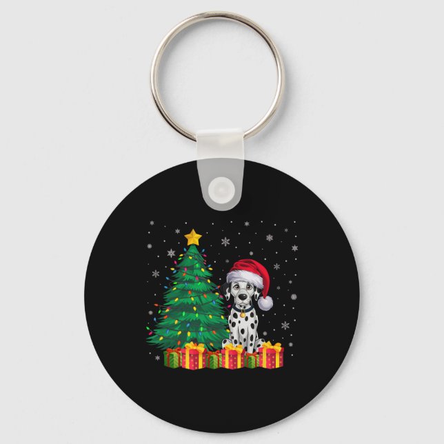 Chaveiro Ama de Cachorro de Noel Hat, Dalmaciano (Frente)