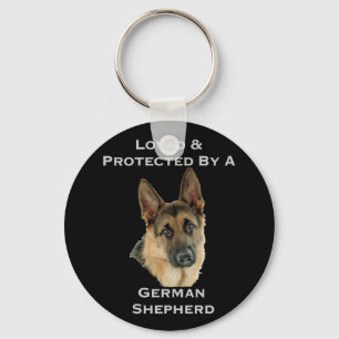 Chaveiro Amado & protegido por um german shepherd