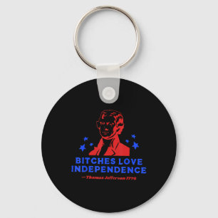 Chaveiro Amamos a Independência Divertida Pais Fundadores