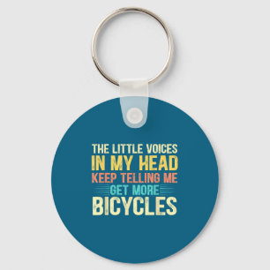 Chaveiro Amante de Bicicleta Citação Engraçada Humor de Cic
