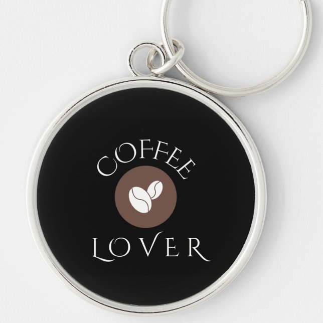 Chaveiro Amante de Café, Casa, Escritório e Presentes (Frente)