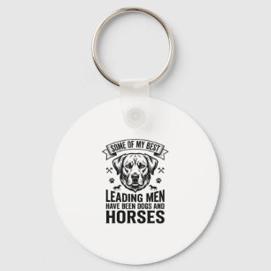 Chaveiro Amante de Cão Cavalo Vintage Design de Homens Líde