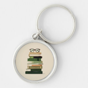 Chaveiro Amante de Livros Retrô