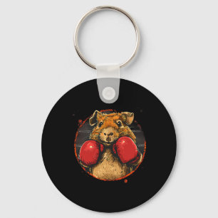 Chaveiro Amante de Porquinho-da-Índia de Boxe Luvas de Boxe