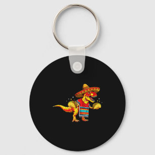 Chaveiro amante de taco de dinossauro T-rex cinco de maio s
