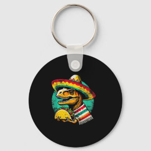 Chaveiro Amante de taco de dinossauro T-rex cinco de maio s
