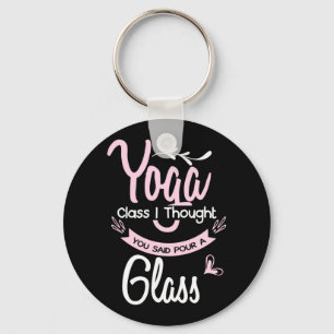 Chaveiro Amante de Yoga   Aula de Yoga Pensei que Você Diss