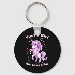 Chaveiro Amante do Kawaii Unicórnio K-p Para Garotas Fãs