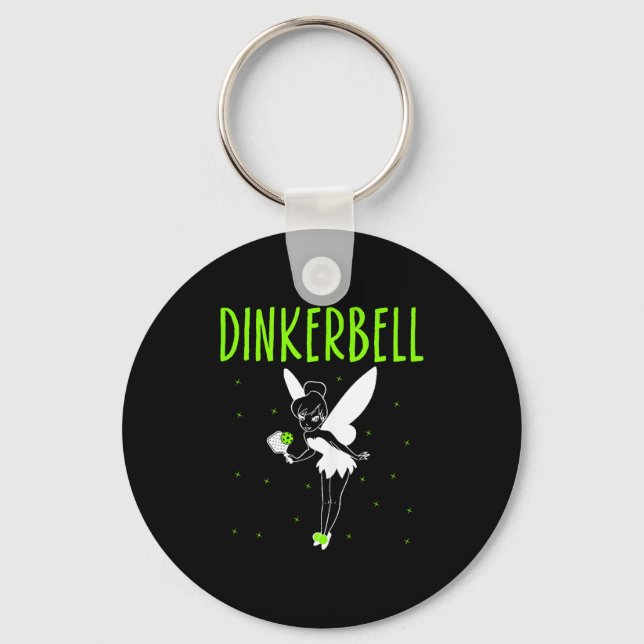 Chaveiro Amante engraçado de pickleball Dinkerbell jogador  (Frente)