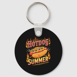 Chaveiro Amantes de Comida de Verão Hotdog
