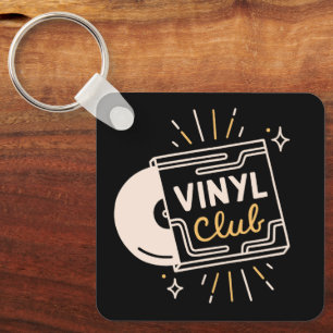 Chaveiro Amantes de discos de vinil analógico