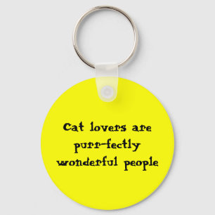 Chaveiro Amantes de gatos são pessoas maravilhosas
