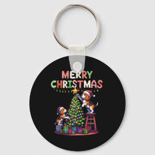 Chaveiro Amantes de os animais De Pet Xmas Beagle Cães Deco