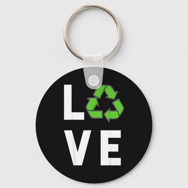 Chaveiro Amar a reciclagem  (Frente)