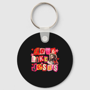 Chaveiro Amar Como Jesus Deus Religioso Cristão Dia dos Nam