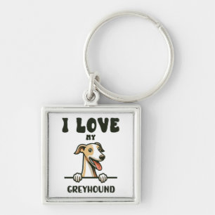 Chaveiro Amar Meu Greyhound