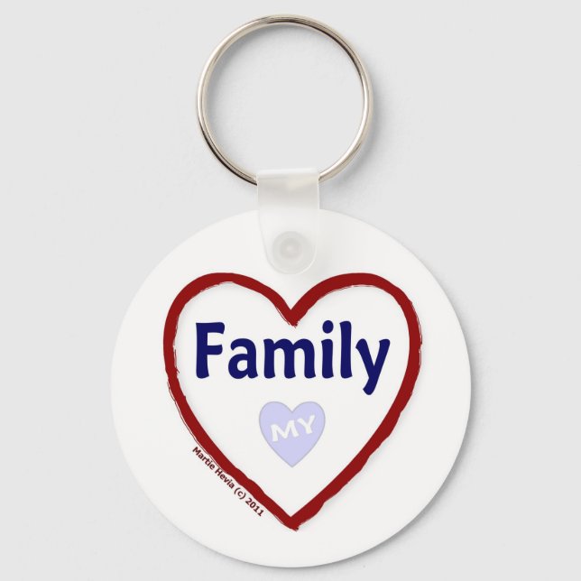 Chaveiro Amar Minha Família (Frente)