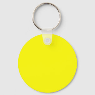 Chaveiro Amarelo brilhante (cor sólida)