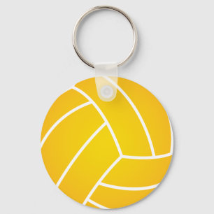 Chaveiro Amarelo da Bola de Polo Água