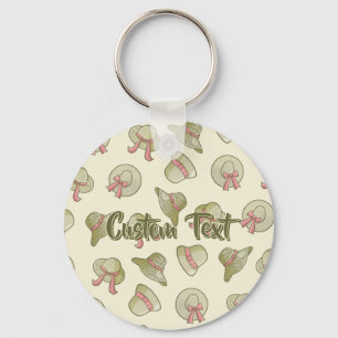 Chaveiro Amarelo de Chapéus de Verão fêmeas