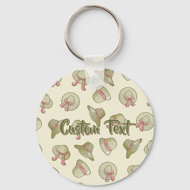 Chaveiro Amarelo de Chapéus de Verão fêmeas (Frente)