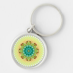Chaveiro Amarelo Mandala   faça seu próprio histórico