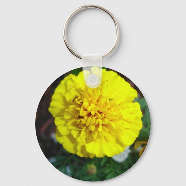 Chaveiro amarelo Marigold (Frente)
