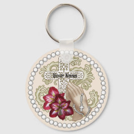 Chaveiro Amaryllis Rosary