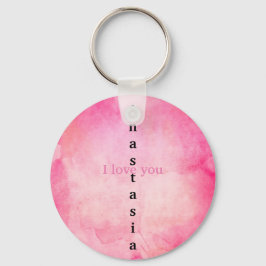 Chaveiro Amazante Cor de Água Rosa