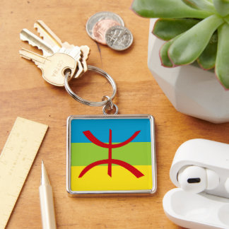 Chaveiro Amazigh Flag Gift Berber Flag Kabyles