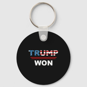 Chaveiro (ambos os lados) Engraçado Trump ganhou Mães de li