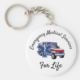 Chaveiro Ambulância EMS para Vida