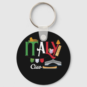 Chaveiro Ame a Itália e tudo o que é cultura italiana Souve