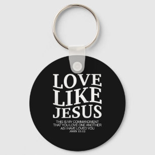 Chaveiro Ame Como Jesus João 15 12 Cristã Adolescente Irmã