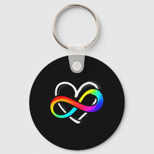 Chaveiro Ame Infinity Heart Quebra-cabeça Piece Adora Autis