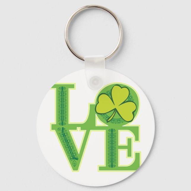 Chaveiro Ame-me, sou irlandês (Frente)