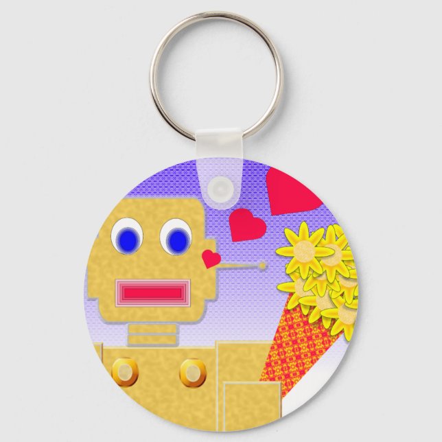 Chaveiro Ame-me, sou um Bot (Frente)