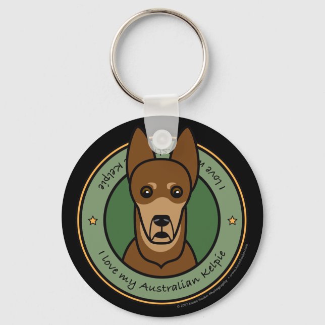 Chaveiro Ame Meu Red Kelpie (Frente)