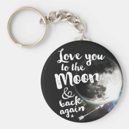 Chaveiro Ame-o à Lua e volte novamente ・ Design de Espaço