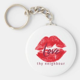 Chaveiro Ame o seu vizinho, citando as bebidas de travessei