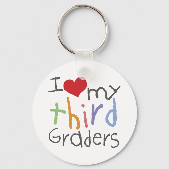 Chaveiro Ame Os Meus Terceiros Gráficos (Frente)