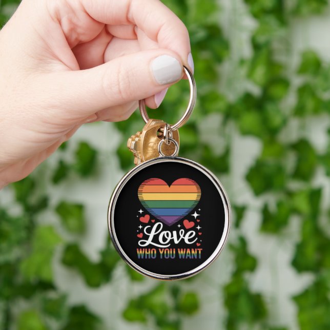 Chaveiro Ame Quem Você Quer Orgulho Gay LGBT (Mão)