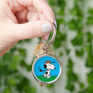 Chaveiro Amendoins   Snoopy Golf Swing